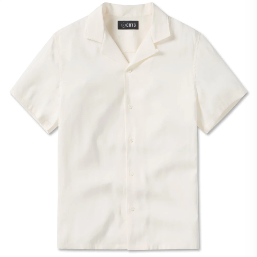 Cuts clothing SS button up - Chileno Camp Collar - Ivory